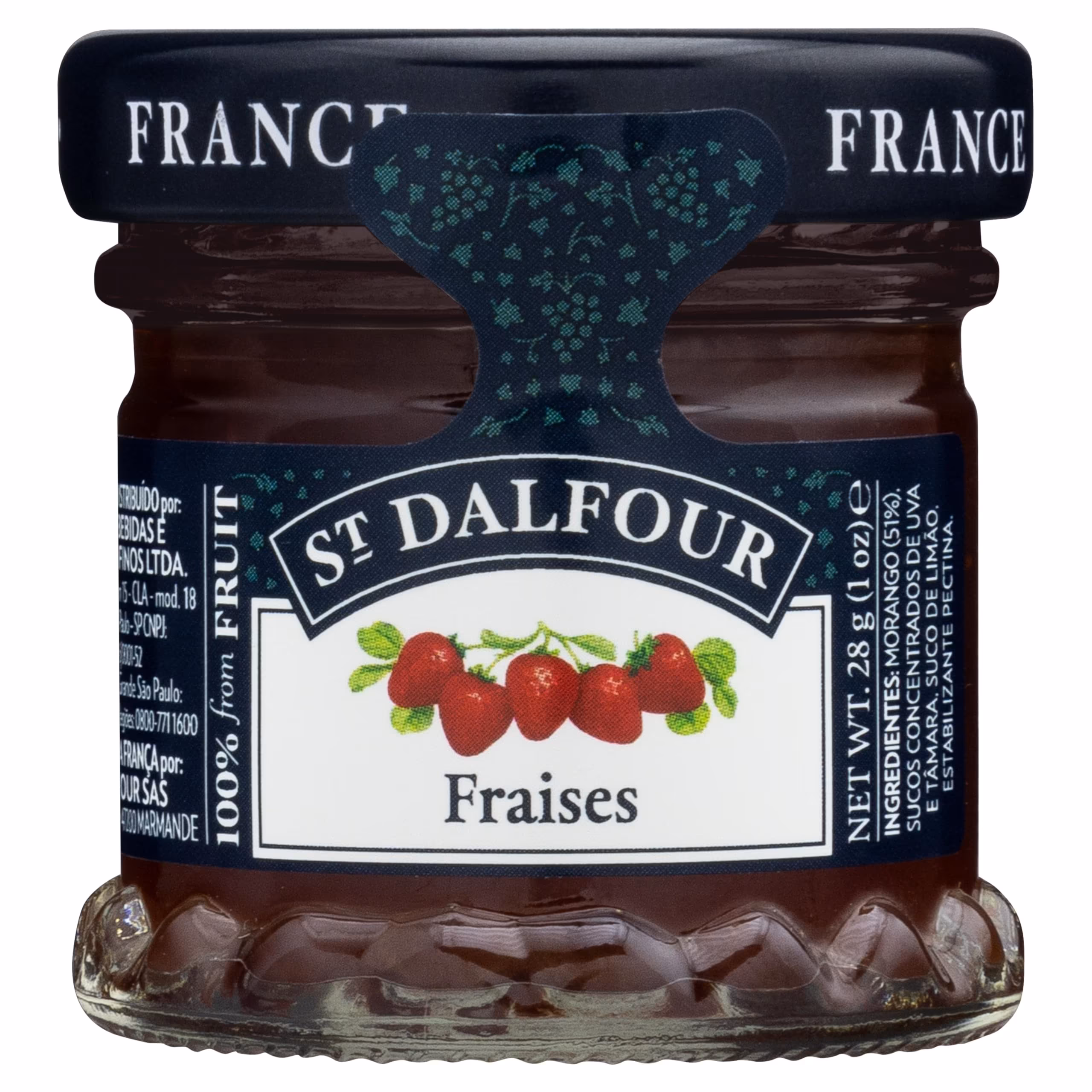 MINI GELEIA MORANGO ST DALFOUR 28G