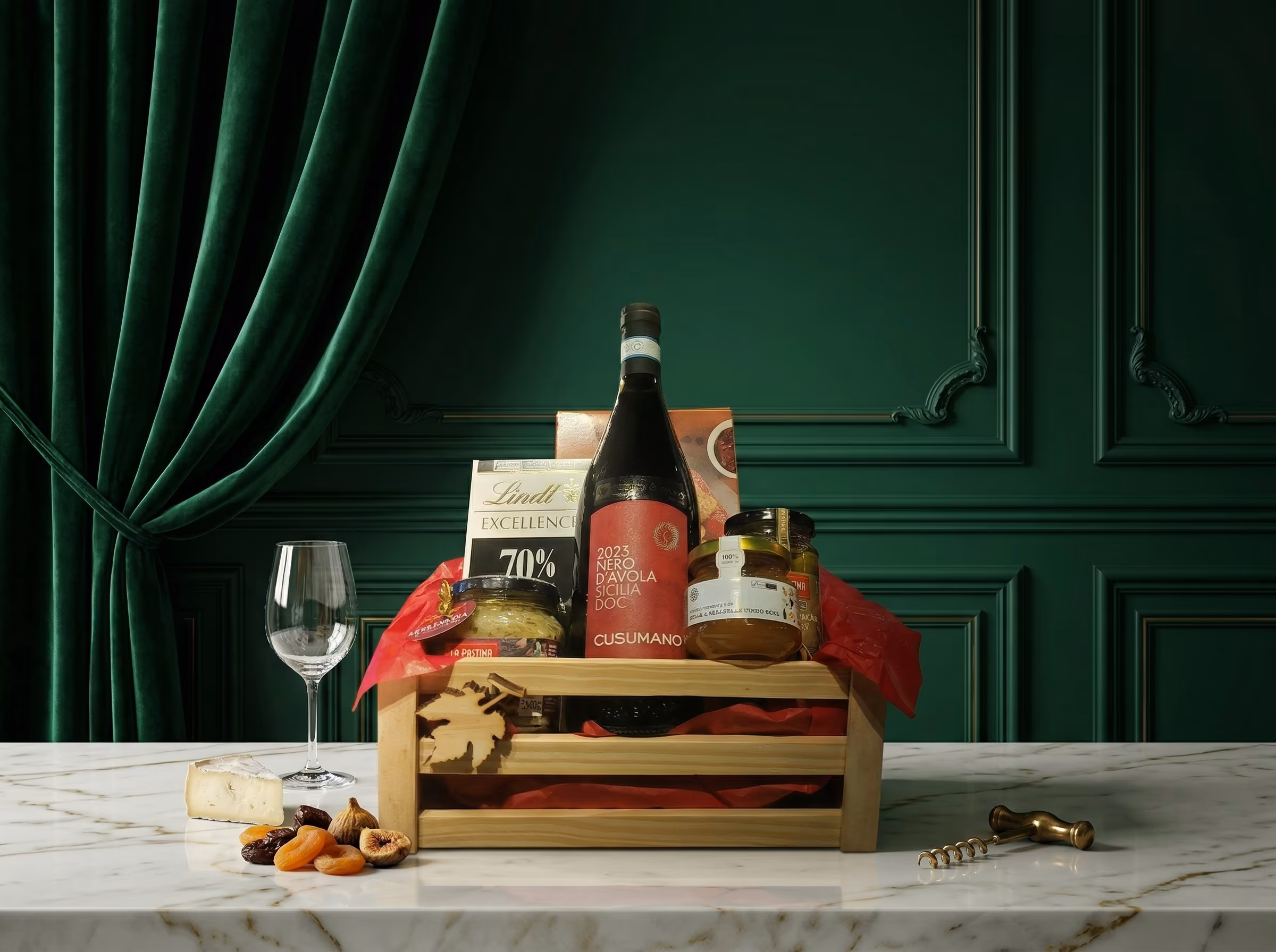 Cesta de presente Seleção Mediterrânea Gourmet